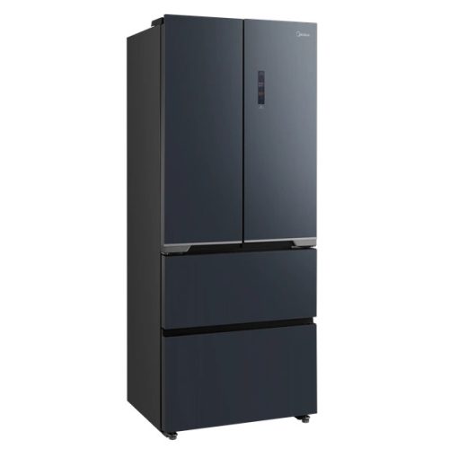Midea MDRF600BIE70 inox, négyajtós, Hűtő:276L, Fagyasztó:159L, No frost hűtőszekrény