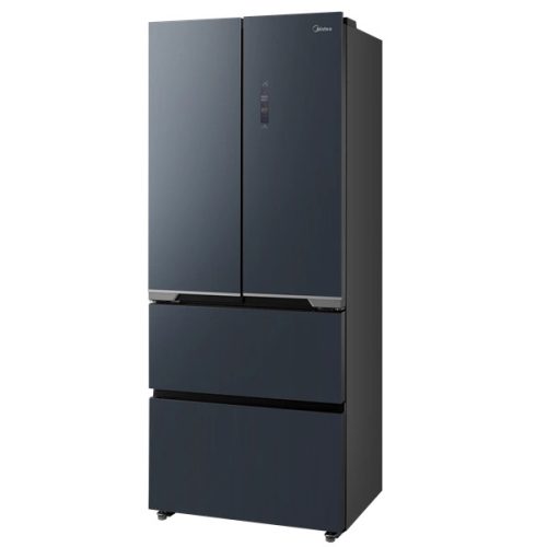 Midea MDRF600BIE70 inox, négyajtós, Hűtő:276L, Fagyasztó:159L, No frost hűtőszekrény