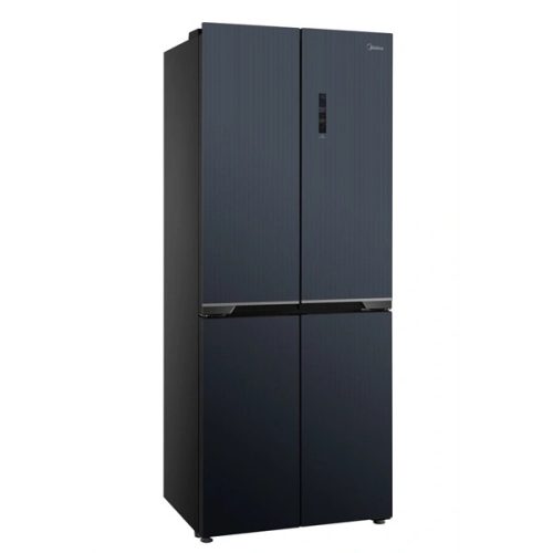 Midea MDRM587BIE70 inox, négyajtós, Hűtő:276L, Fagyasztó:150L, No frost hűtőszekrény