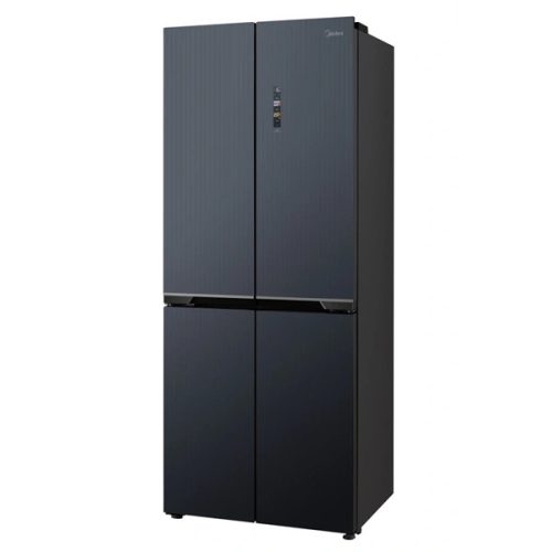 Midea MDRM587BIE70 inox, négyajtós, Hűtő:276L, Fagyasztó:150L, No frost hűtőszekrény