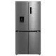 Midea MDRM632FGD46W inox, négyajtós, Hűtő:301L, Fagyasztó:169L, No frost hűtőszekrény