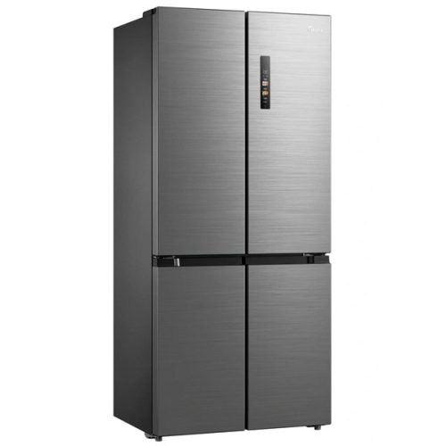 Midea MDRM691FIE46 inox, négyajtós, Hűtő:345L, Fagyasztó:170L, No frost hűtőszekrény