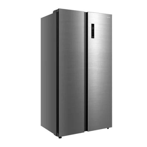 Midea MDRS710FGD46 inox, Side-by-side, Hűtő:349L, Fagyasztó:206L, No frost hűtőszekrény