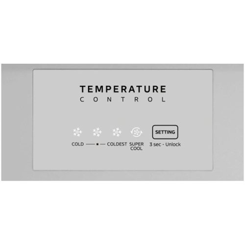 Midea MDRT385MTE46 inox, felülfagyasztós, Hűtő:206L, Fagyasztó:60L, No frost hűtőszekrény