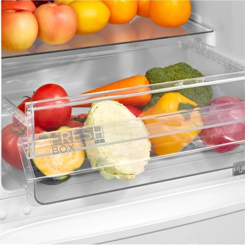 Midea MDRB369FGE01 fehér, alulfagyasztós, Hűtő: 197L, Fagyasztó:65L, No frost hűtőszekrény