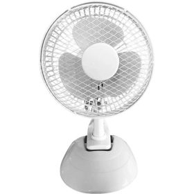   TOO FAND-15-200-W-2IN1 WIND fehér asztali ventilátor 15cm, csiptetős