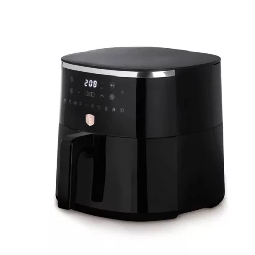 Berlinger Haus LP-BH-237 Black Rose Collection fekete 6,15 L, átlátszó ablakkal, forrólevegős sütő