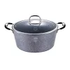 Berlinger Haus Gray Stone Touch Line fazék fedővel 20 cm  ( BH-1151N)