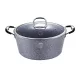 Berlinger Haus Gray Stone Touch Line fazék fedővel 20 cm  ( BH-1151N)
