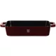 Berlinger Haus öntöttvas pecsenyesütő, tepsi Metallic Line Burgundy (BH-6500)