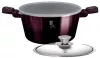 Berlinger Haus Purple Eclipse Collection magas lábas titán bevonattal, kétféle fedővel, 24 cm (BH-6629)