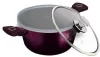 Berlinger Haus Purple Eclipse Collection magas lábas titán bevonattal, kétféle fedővel, 26 cm (BH-6630)