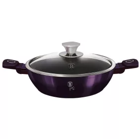   Berlinger Haus Purple Eclipse Collection lábas titán bevonattal, kétféle fedővel, 24 cm (BH-6631)