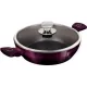 Berlinger Haus Purple Eclipse Collection lábas titán bevonattal, kétféle fedővel, 28 cm (BH-6632)