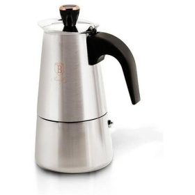   Berlinger Haus Moonlight Collection 6 személyes indukciós kávéfőző, szürke/rosegold  (BH-6767)