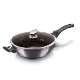   Berlinger Haus Carbon Pro Collection 32 cm mély serpenyő fedővel (BH-7139)