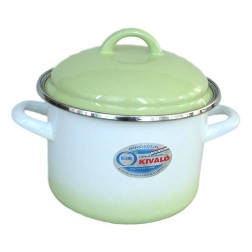 Bonyhádi (EMA-LION) 24 cm fazék világoszöld árnyalt