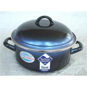   Bonyhádi (EMA-LION) 20 cm lábas kék metál árnyal teflon belső