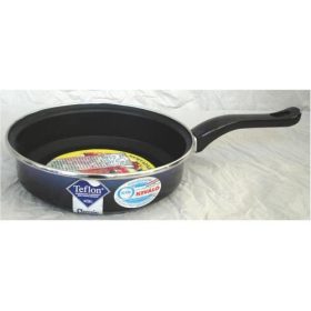   Bonyhádi (EMA-LION) 20 cm sütőlábas kék metál árnyal teflon belső nyeles fedő nélkül