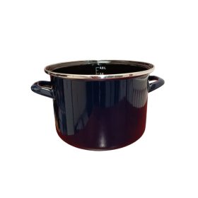   Bonyhádi (EMA-LION) Alice fazék+Mag.Fedő mércés/kék 20 cm 4l