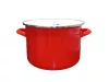 Bonyhádi (EMA-LION) Alice fazék piros mércés 22 cm 5l