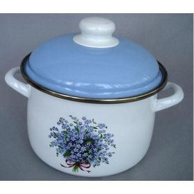 Bonyhádi (EMA-LION) 20 cm fazék nefelejcs minta