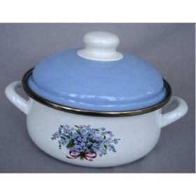 Bonyhádi (EMA-LION) 22 cm lábas nefelejcs minta