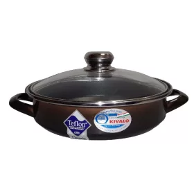   Bonyhádi (EMA-LION) 24 cm sütőlábas bronz színű teflon bevonat