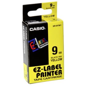 Casio XR 9 YW1-Címkéző szalag 