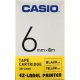 Casio XR 6 YW1-Címkéző szalag
