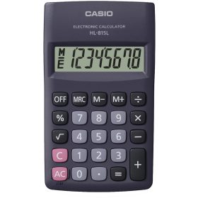 Casio HL 815 L BK Zsebszámológép 