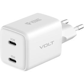 Yenkee YAC G35D VOLT Charger 2x18W GaN 