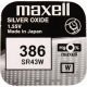 Maxell 386/SR43W/V386 1BP Ag 
