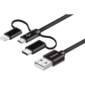 YCU 400 BK cable USB / 3in1 / 1m YENKEE
