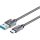Yenkee YCU 311 GY kábel USB A 3.1 / C 1m 