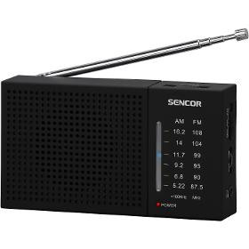 Sencor SRD 1800 FM/AM Zsebrádió fekete 