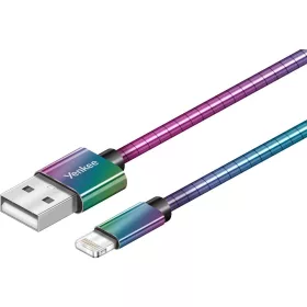 YCU 651 Acél Lightning kábel 1m YENKEE