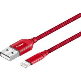 Yenkee YCU 611 RD adat,- és töltőkábel Lightning 1m