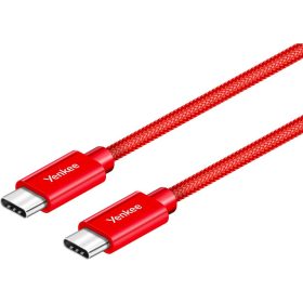 Yenkee YCU C101 RD kábel USB C-C 2.0/ 1m 
