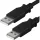 Yenkee YCU 012 BK USB A 2.0 M/M cable 