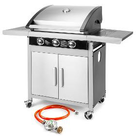 Fieldmann FZG 3005 gáz grill 3égős Iinox