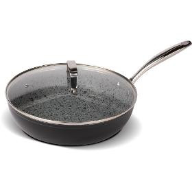 Lamart LT1262 serpenyő+fedő 28cm Gránit 