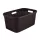 CURVER 187493 "STYLE" RATTAN HATÁSÚ RUHÁSKOSÁR 45L - SÖTÉTBARNA