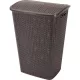 CURVER 216581 "MY STYLE" RATTAN SZENNYESTARTÓ 55L - SÖTÉTBARNA