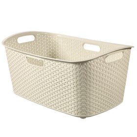   CURVER 223393 "MY STYLE" RATTAN RUHÁSKOSÁR 47L - KRÉM