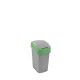CURVER 190172 "PACIFIC FLIP BIN" BILLENŐ FEDELES SZEMETES 9L - EZÜST/ZÖLD