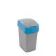 CURVER 217817 "PACIFIC FLIP BIN" BILLENŐ FEDELES SZEMETES 25L - EZÜST/KÉK