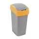 CURVER 195023 "PACIFIC FLIP BIN" BILLENŐ FEDELES SZEMETES 45L - EZÜST/SÁRGA