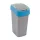 CURVER 217818 "PACIFIC FLIP BIN" BILLENŐ FEDELES SZEMETES 45L - EZÜST/KÉK