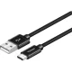 Yenkee YCU 302 BK adat,- és töltőkábel Type-C 2m